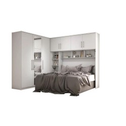 CONJUGADO CASAL IMOLA 100% MDF COM ESPELHO - BRANCO