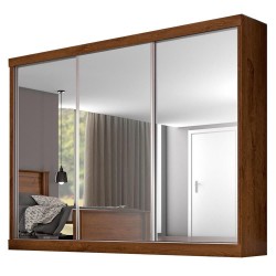 ROUPEIRO TORONTO COM 3 PT ESPELHADAS - COSTAS  3mm - BRAÚNA